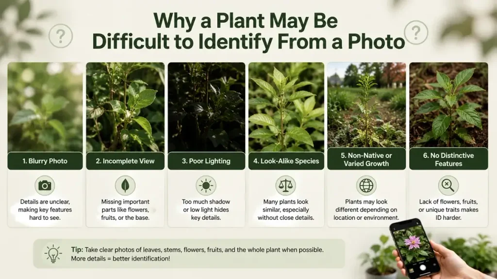 Why a Plant May Be Difficult to Identify From a Photo